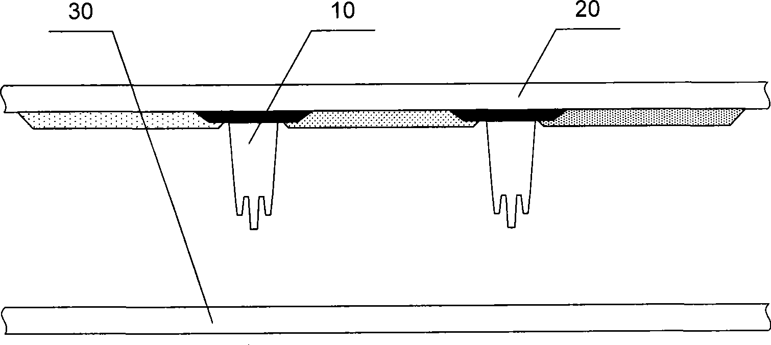 Column shaped spacer and LCD panel thereof