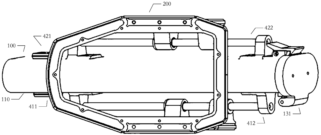 Butting and damping device for unmanned aerial vehicle