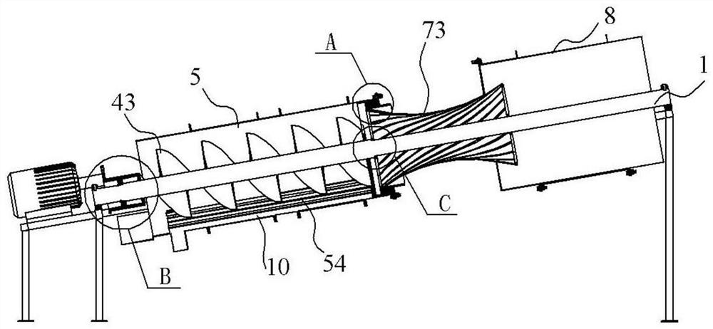 A domestic garbage grading collection device and collection system