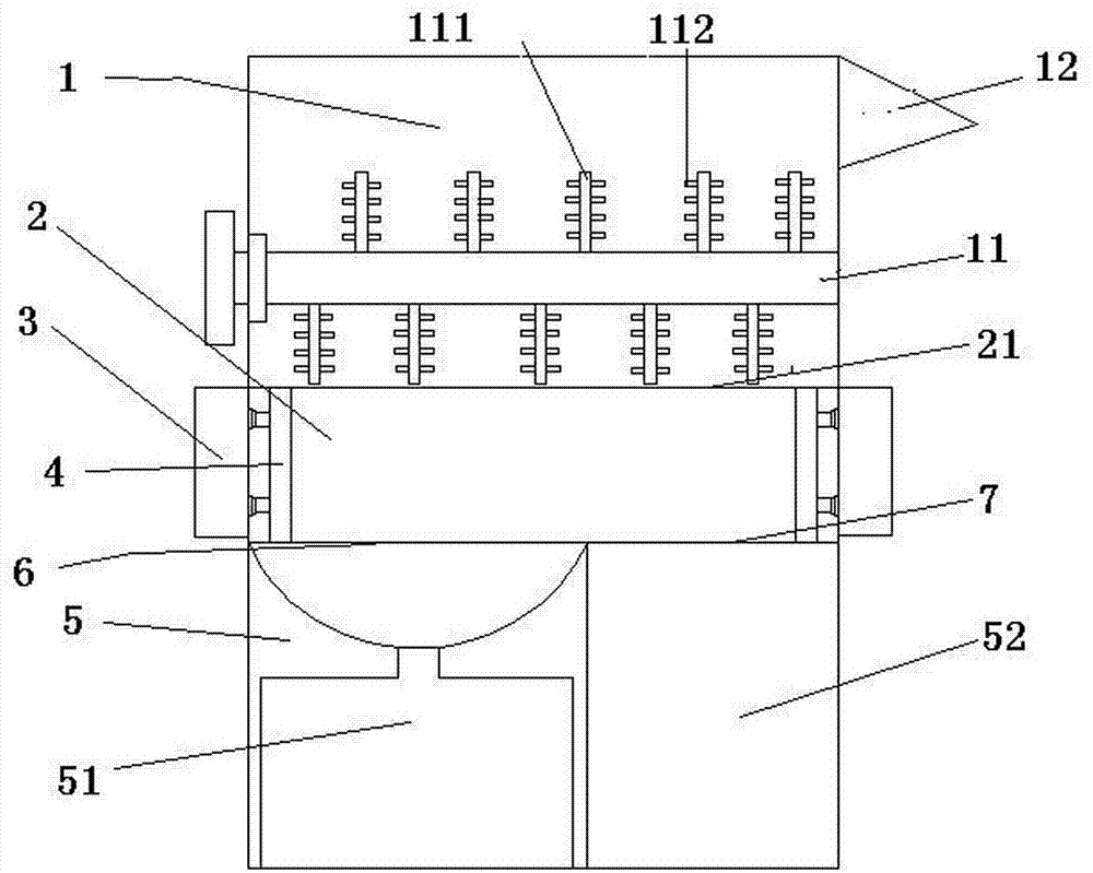 Household garbage treatment device