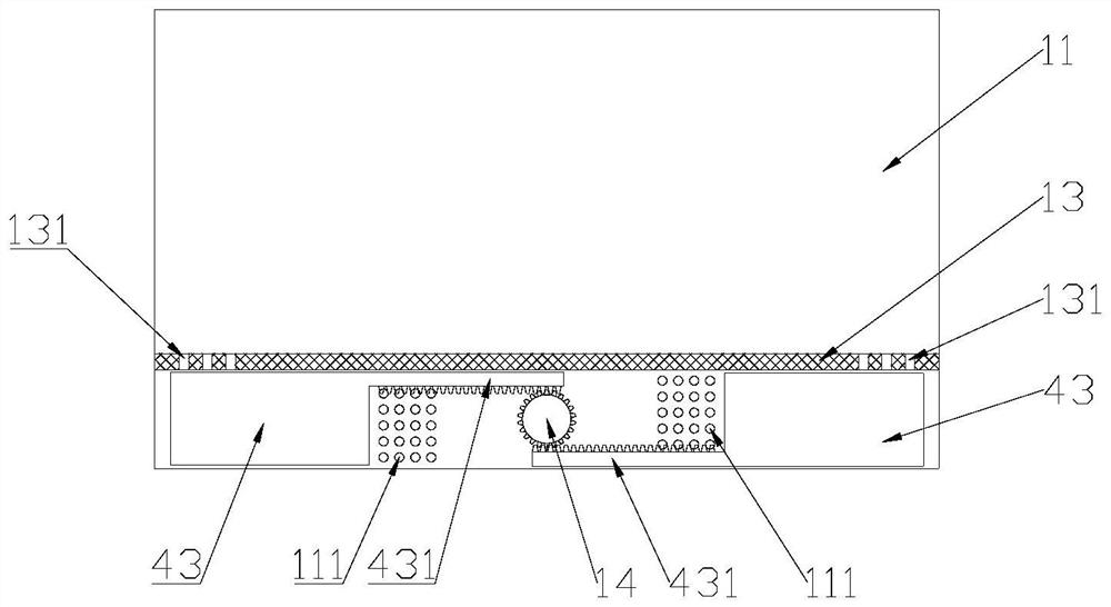 Corrugated paper packaging box with self-drying function