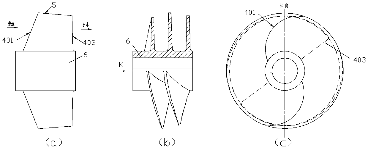 Inducer with high cavitation resistance