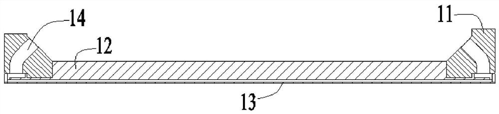 An anti-cross-cavity structure between parallel flow channels