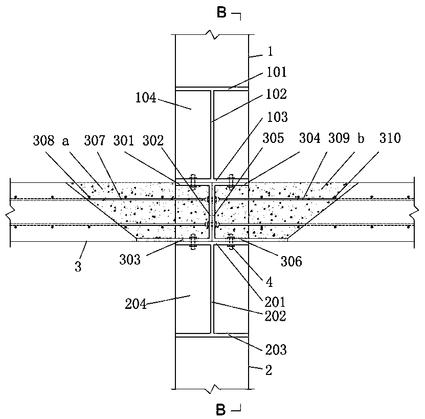 Prefabricated plate and shear wall connecting structure and construction method thereof