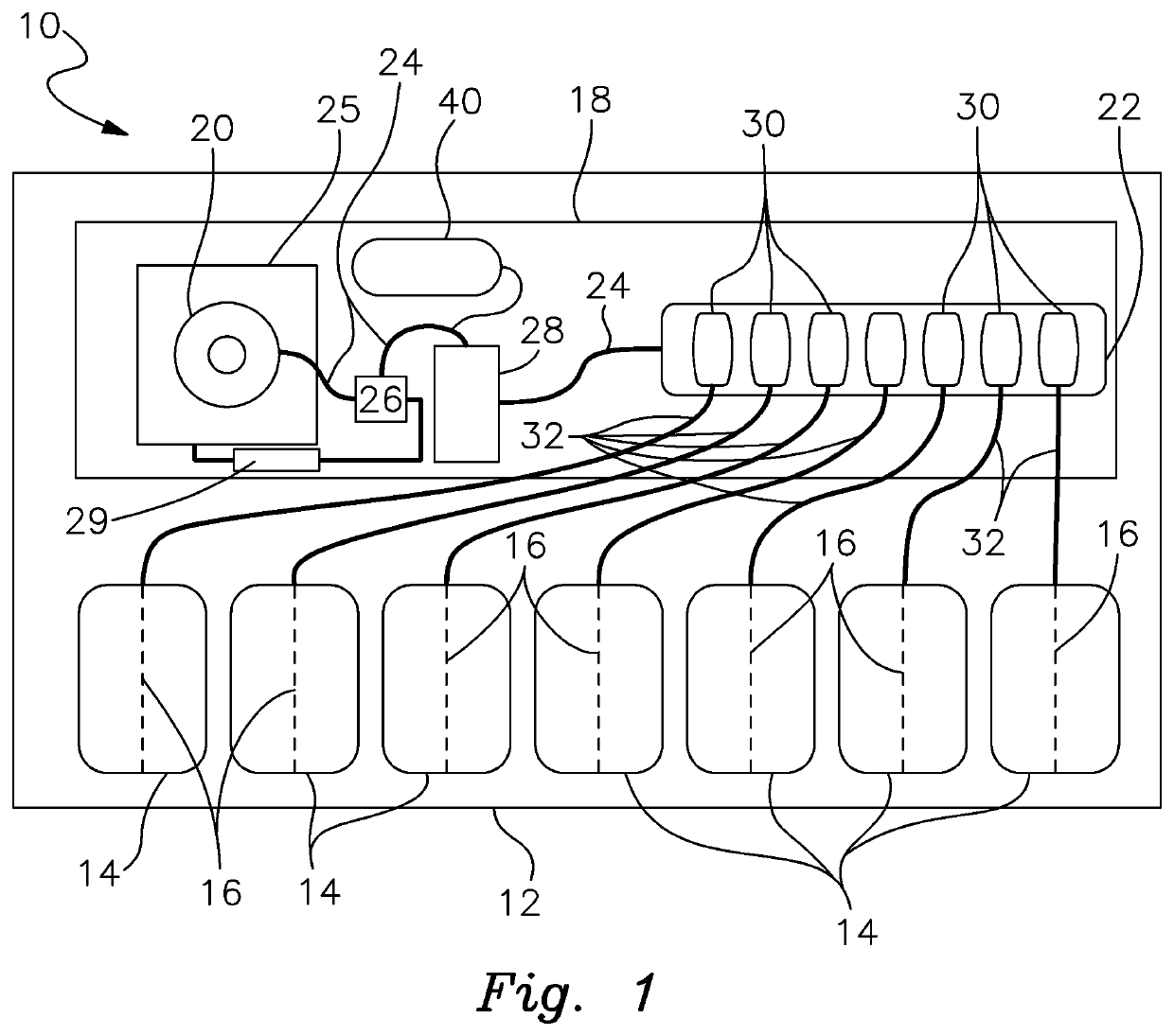 Cold gas system for fumigating soil