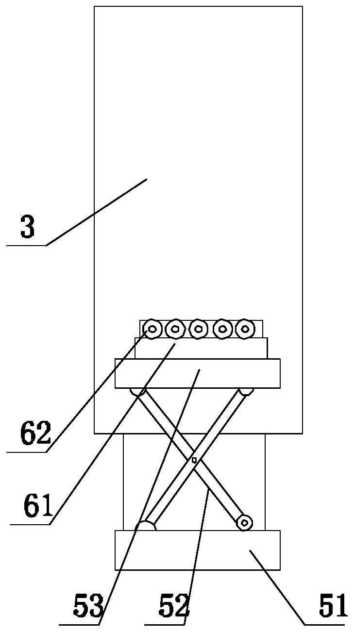 A kind of cement palletizing equipment with lifting table