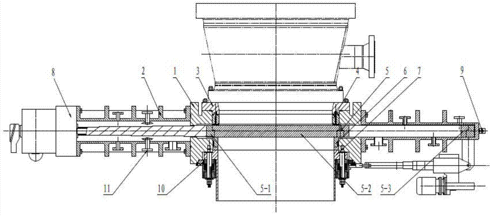 Power tower bottom gate valve