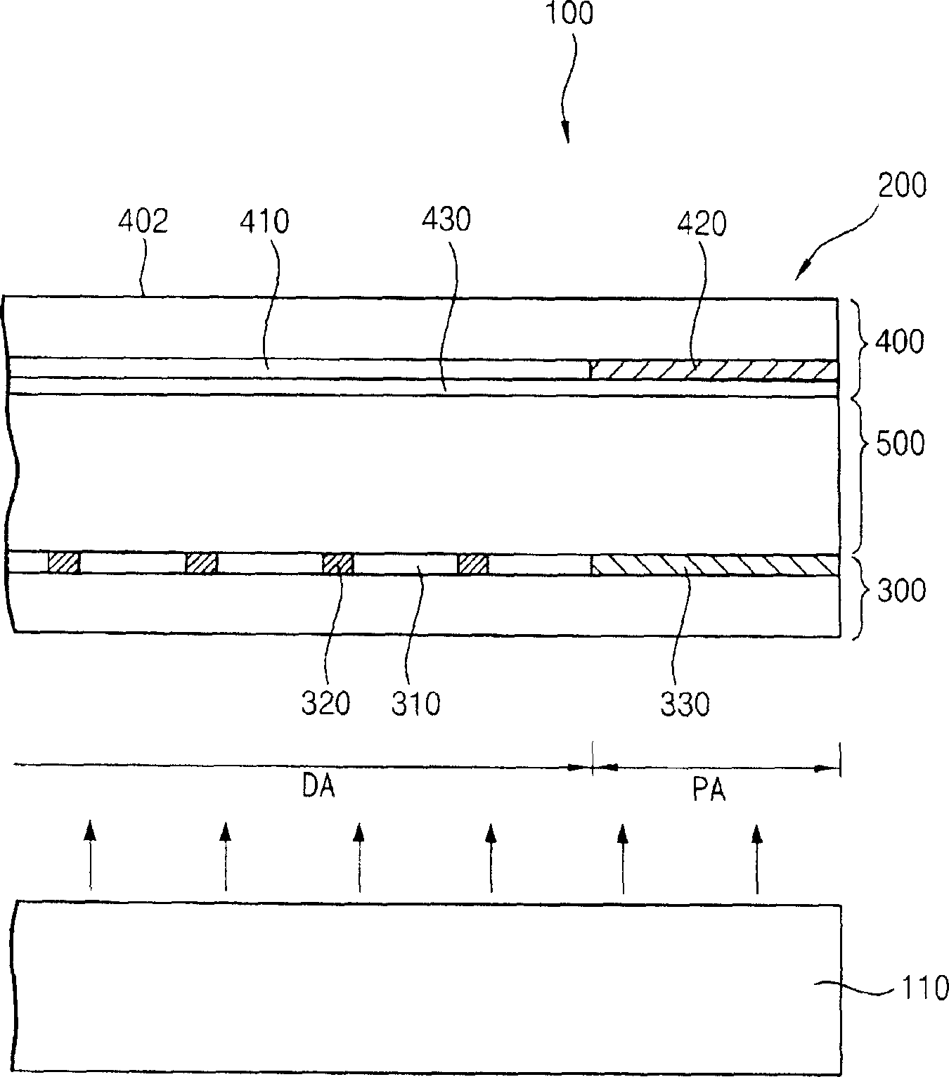 Touch screen display panels and devices