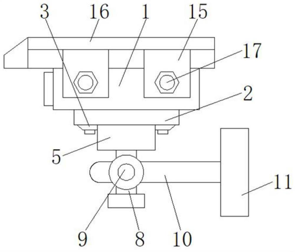 Adjustable video monitoring device based on face recognition technology