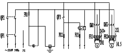 Electric control system for weighing and rejecting machine