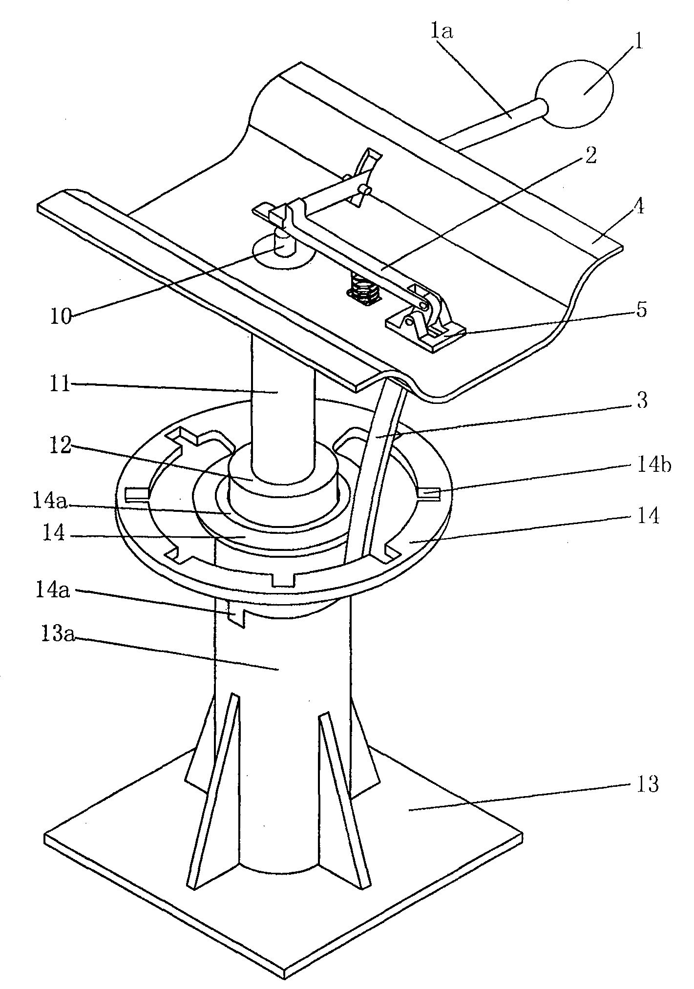 Lifting device capable of positioning corner