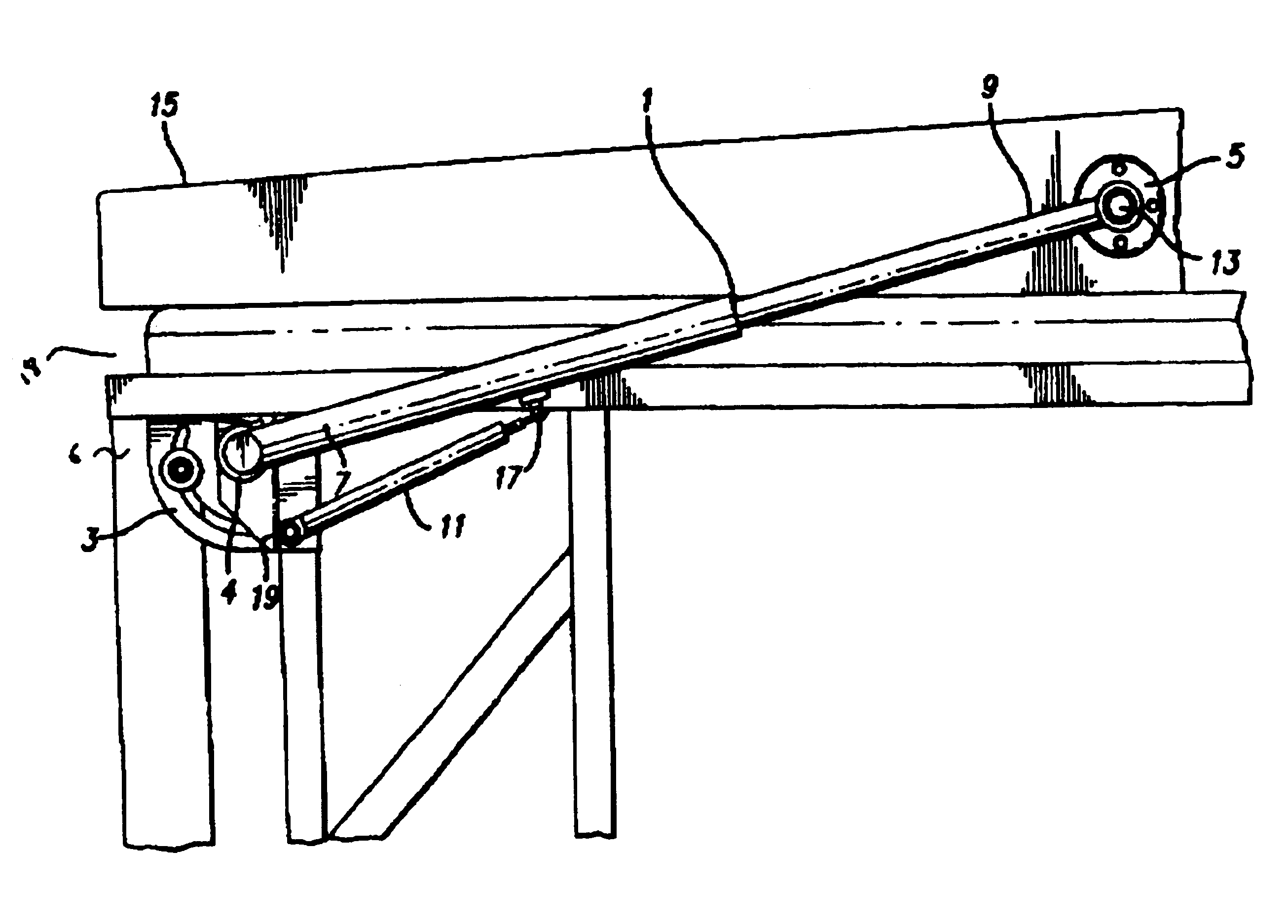 Spa cover lifting device