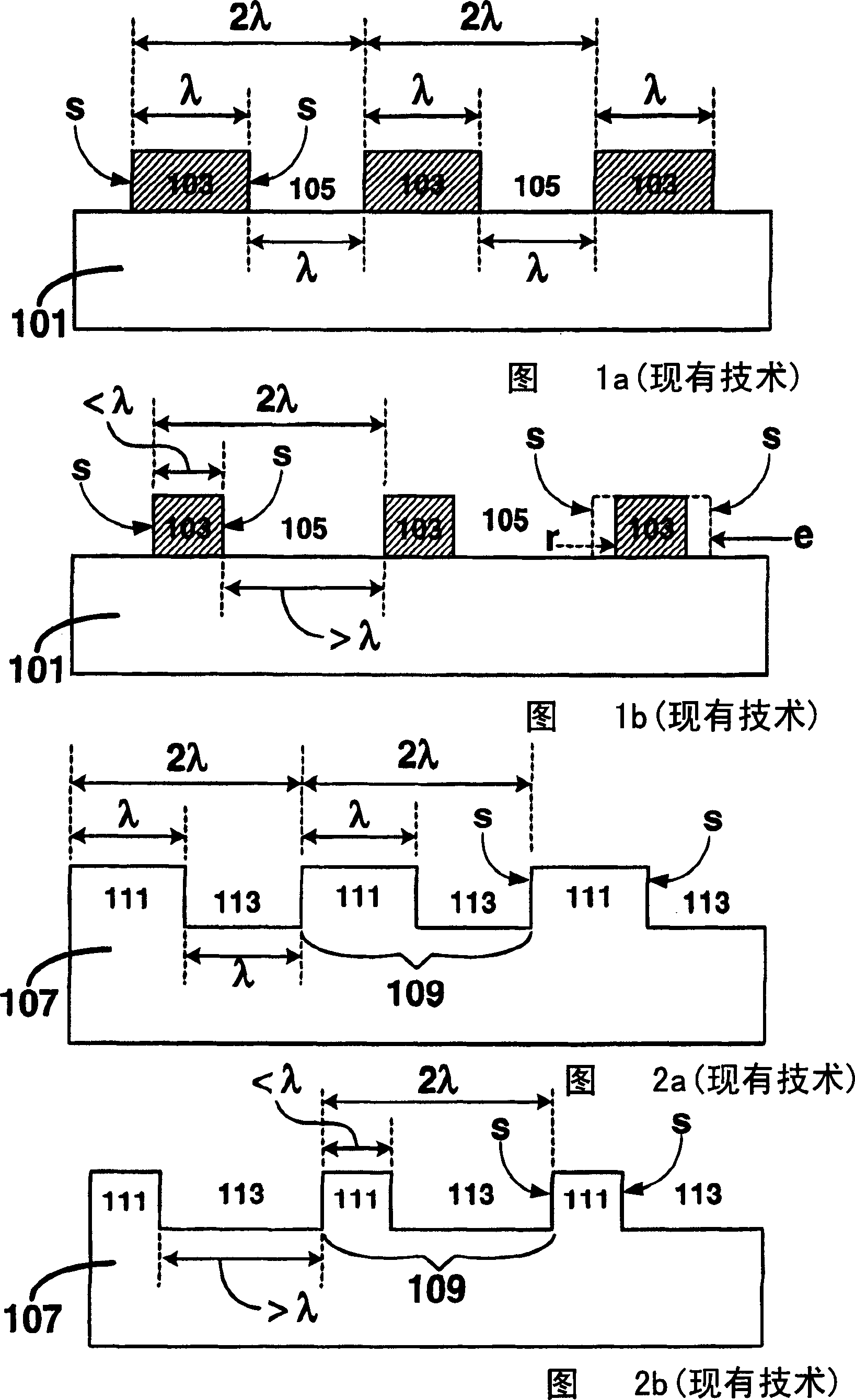 Method for processing hidh-precision sub-photoetched pattern on substrate