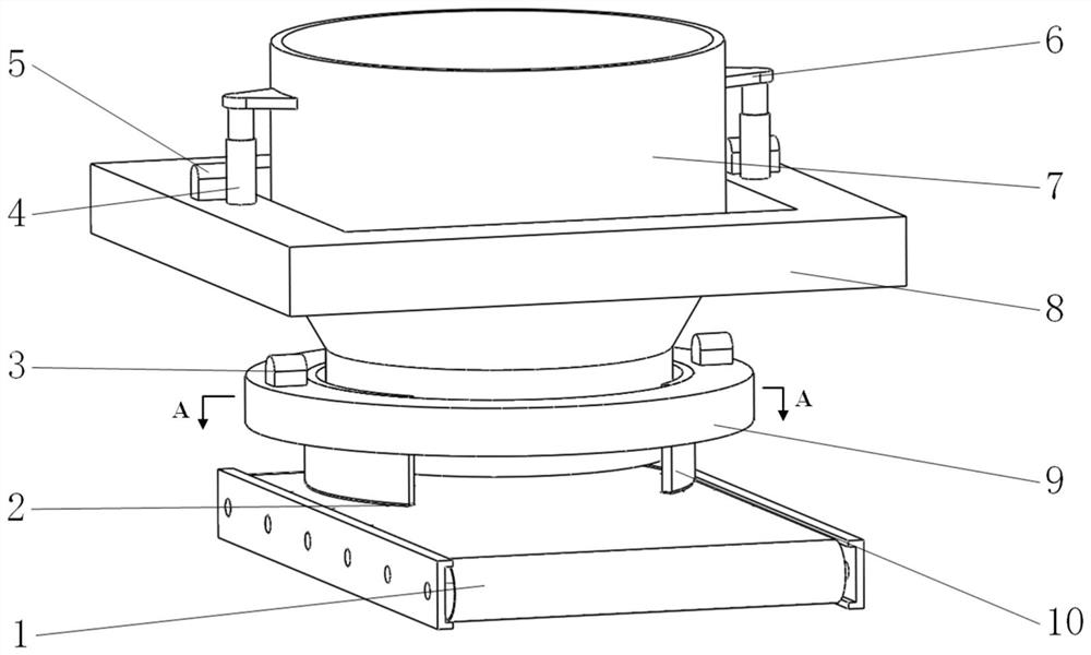 Working method of tail car receiving hopper of bucket wheel machine