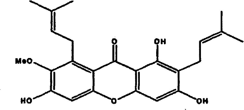 Purification method of alpha-mangostin