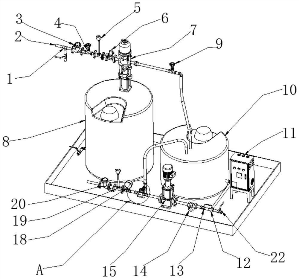 Automatic spraying deodorization device and treatment method thereof