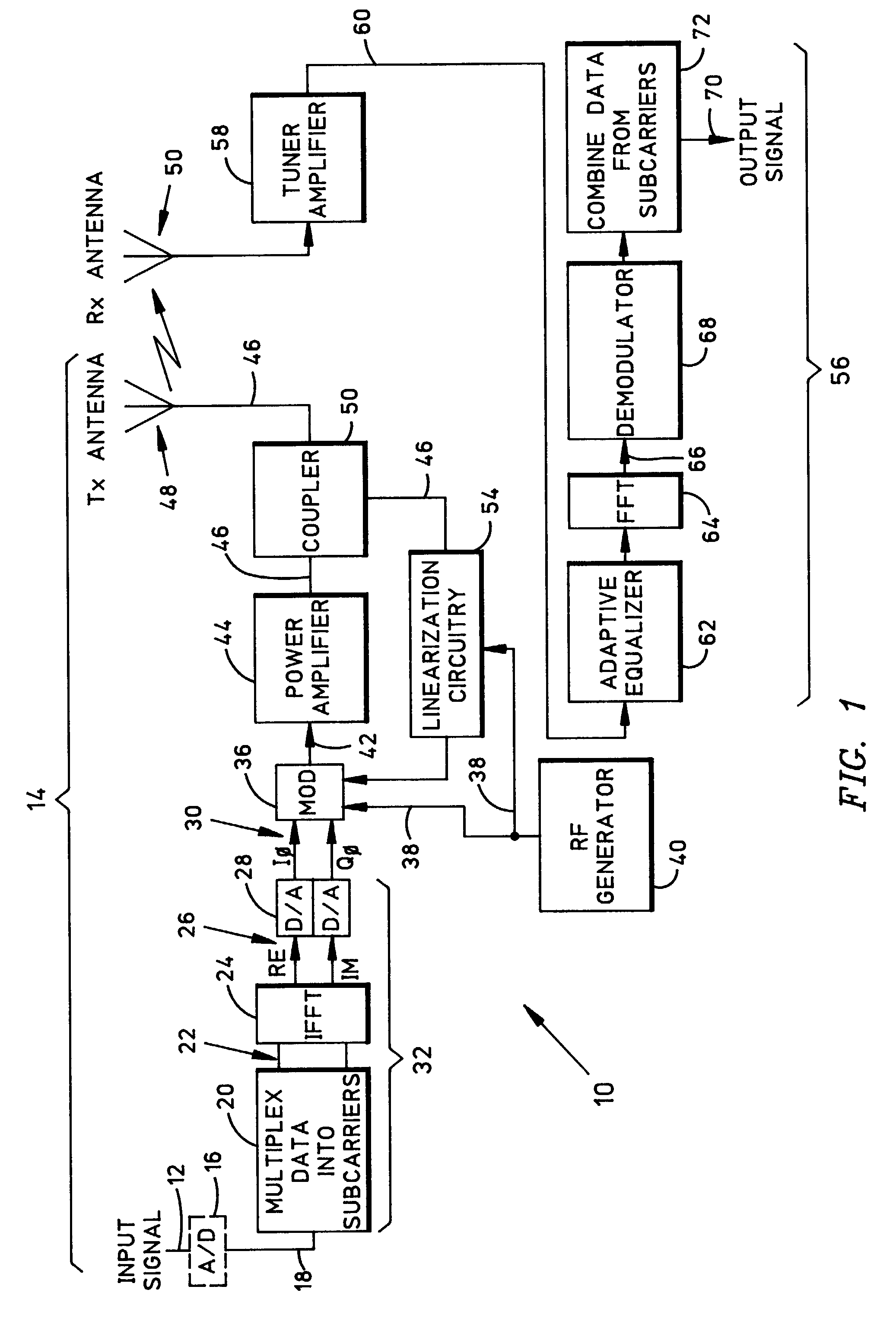 Method and apparatus for transferring multiple symbol streams at low bit-error rates in a narrowband channel