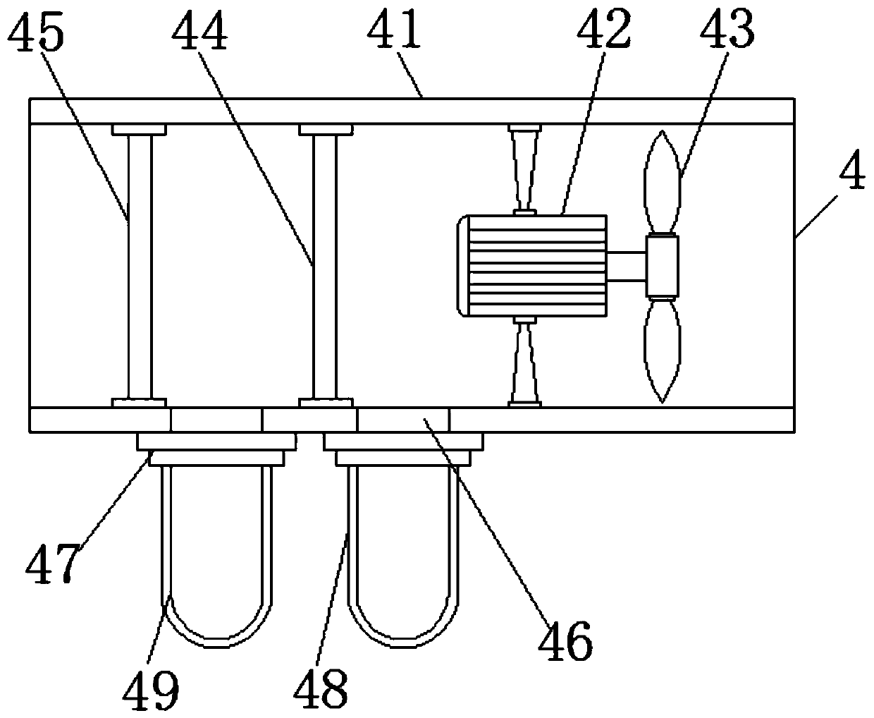 An impurity removal and drying device for agricultural grain