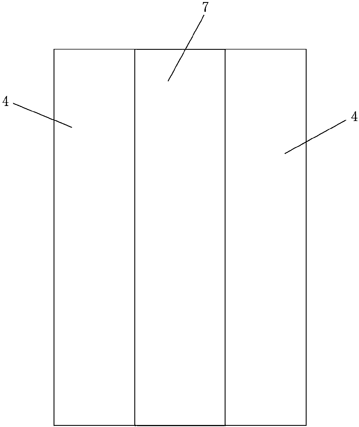 Connecting assembly used for mounting curtain wallboard