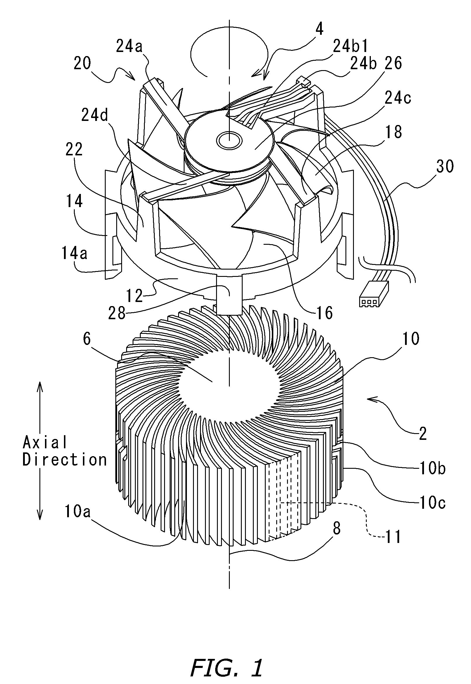 Heat Sink Fan and Method for Manufacturing Heat Sink That Is Used for the Heat Sink Fan