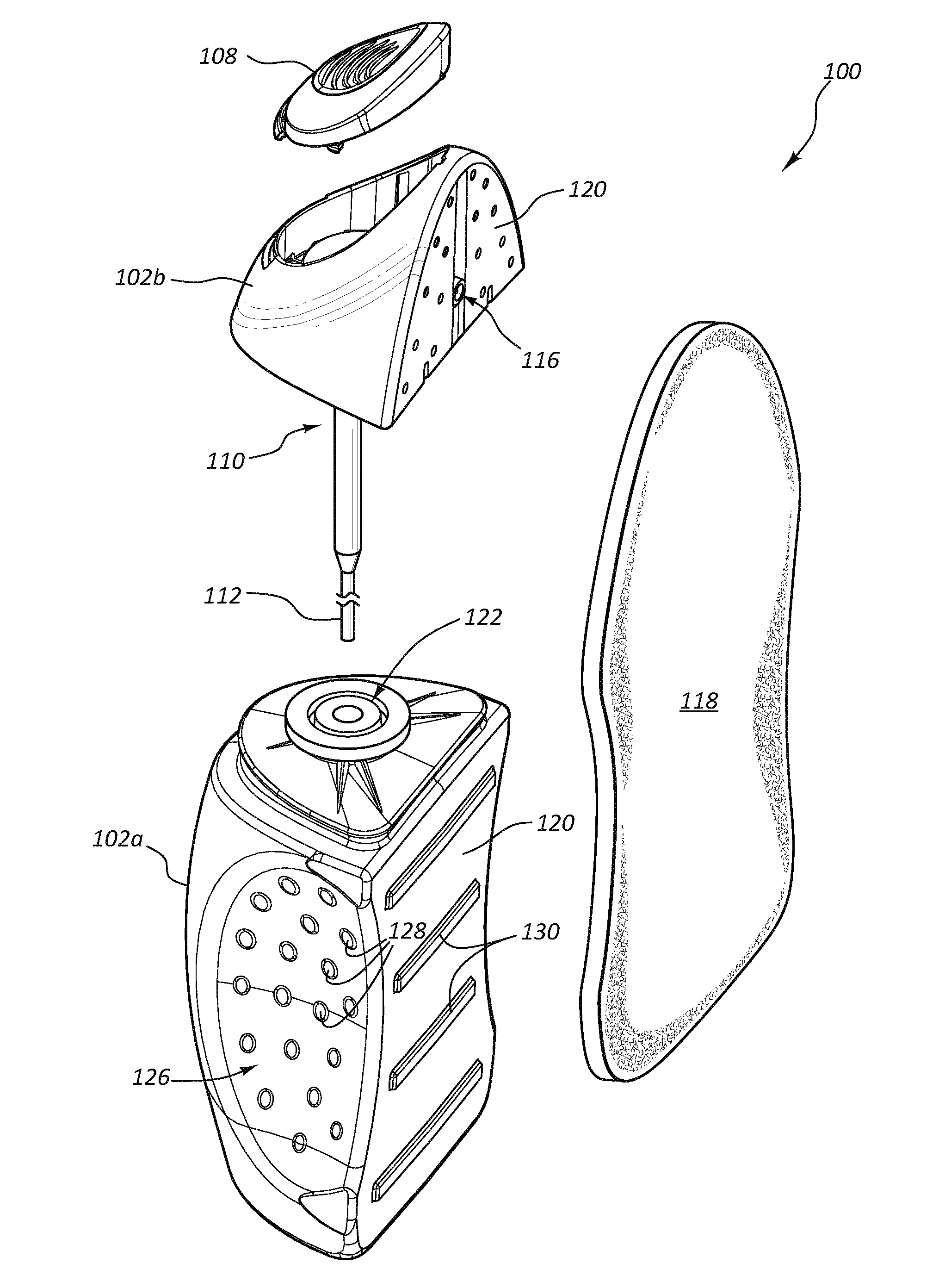 All-in-one scrubbing tool with hook for substrate attachment