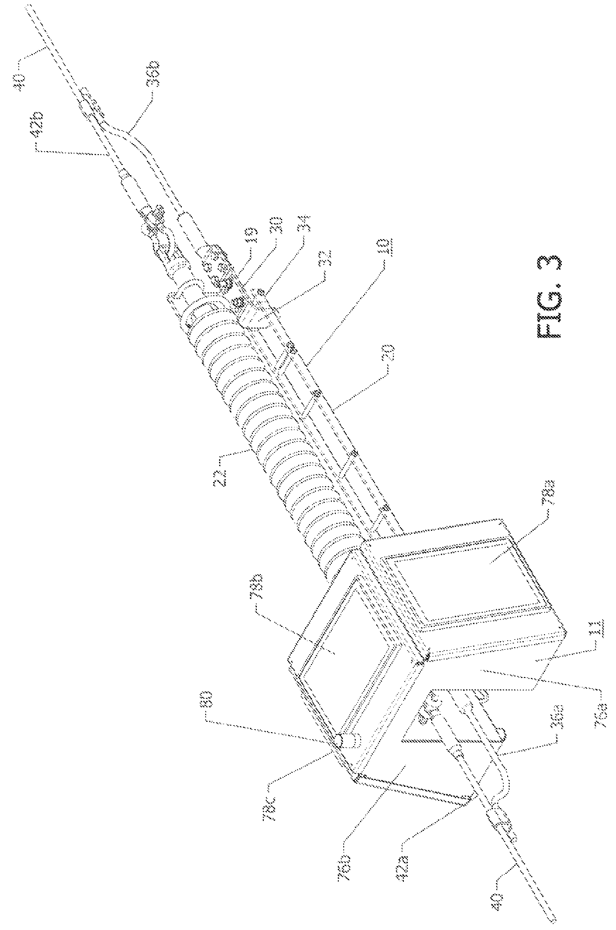 Motorized high voltage in-line disconnect switch with communication system controls