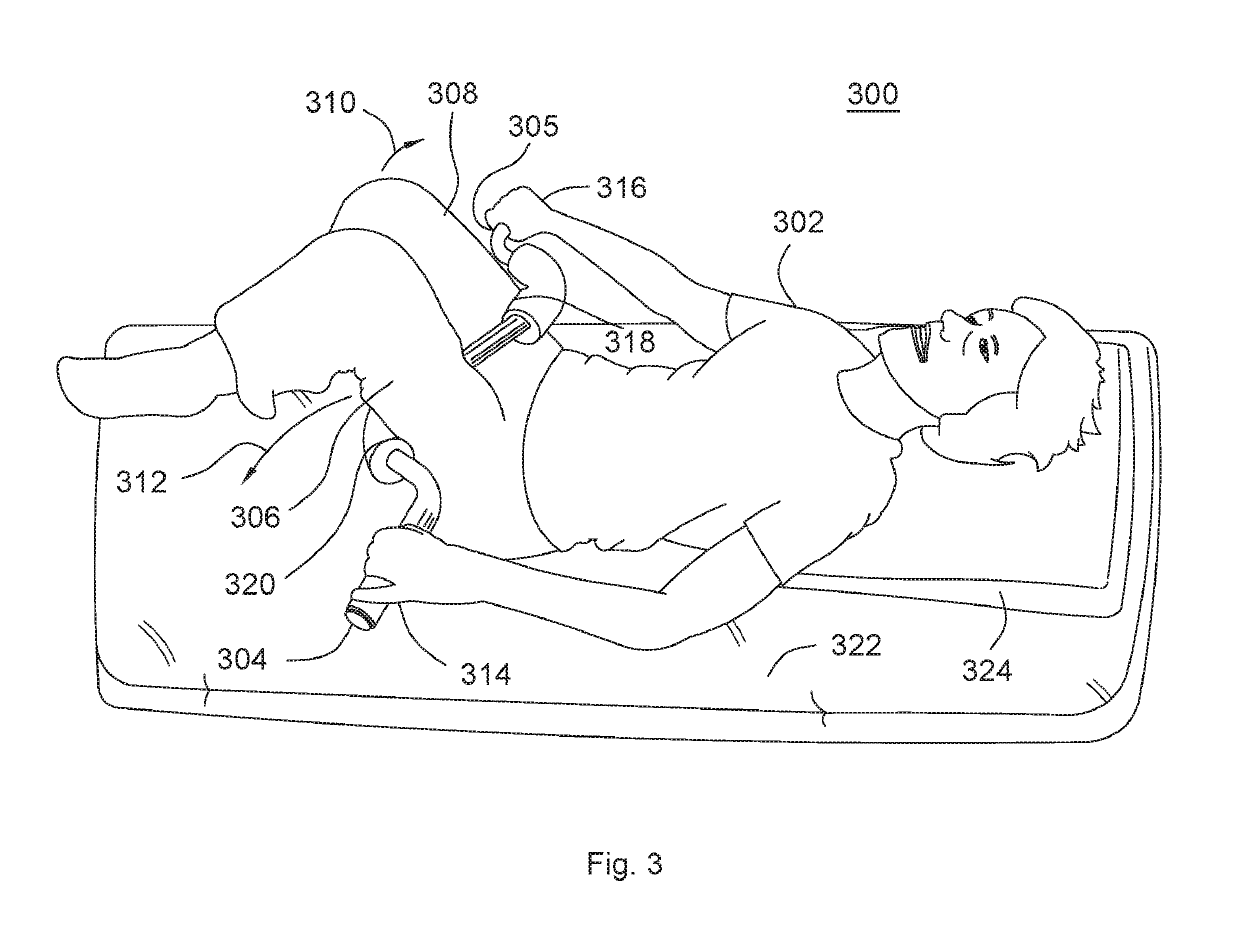 Physical therapy device for pelvic realignment and reducing lower back pain