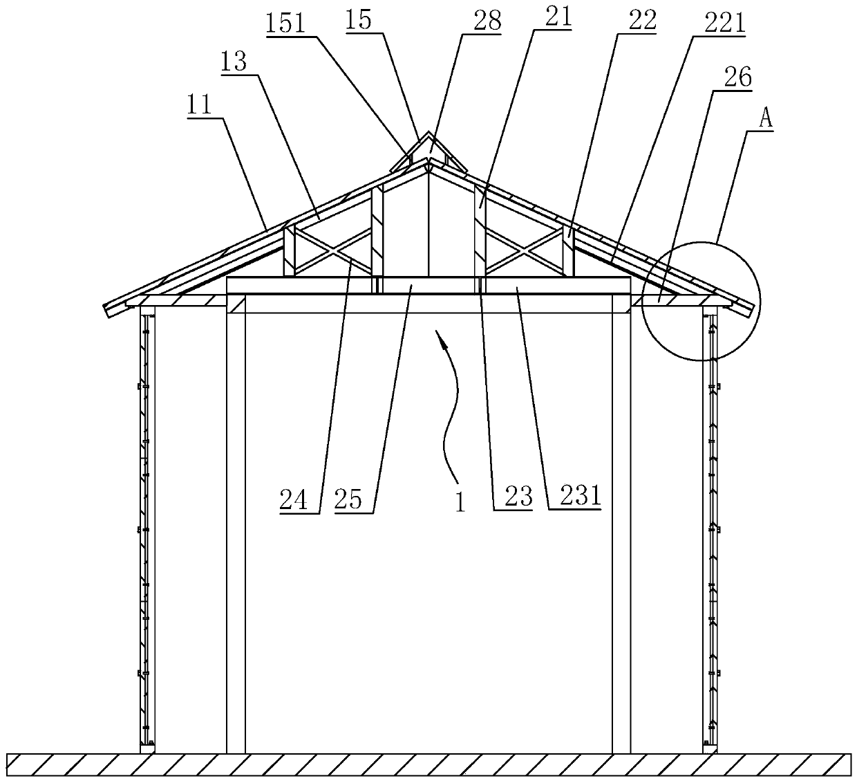 Seepage-proofing steel structural roof - Eureka | Patsnap