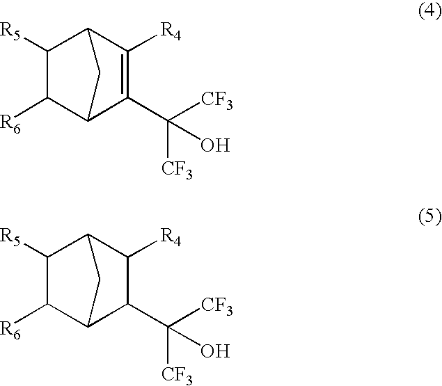 Fluorine-containing cyclic compounds, fluorine-containing polymerizable monomers, fluorine-containing polymers resist compositions and patterning method