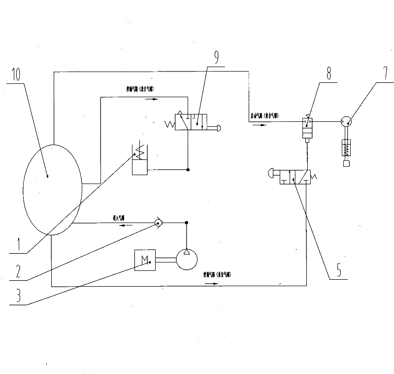 Air startup protection device of diesel engine and air startup diesel engine comprising same