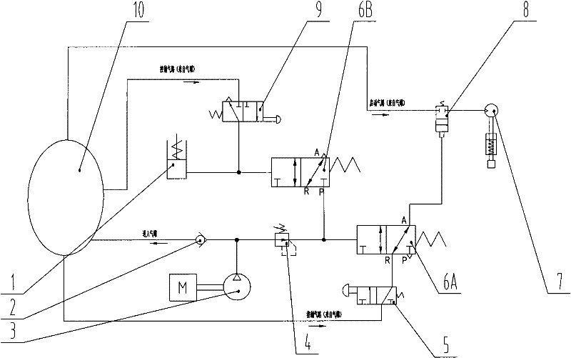 Air startup protection device of diesel engine and air startup diesel engine comprising same