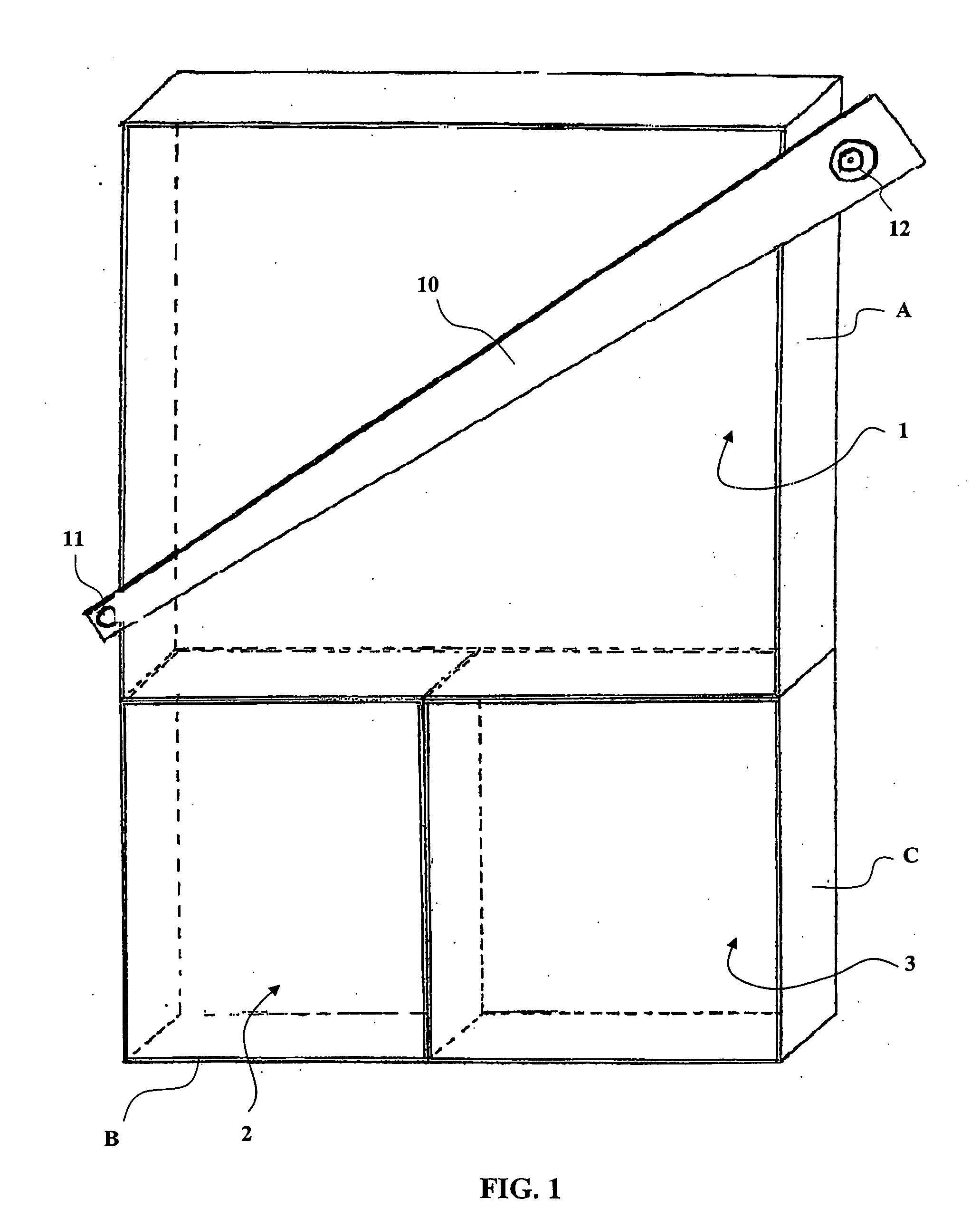 Device for preparing balanced food servings with a controlled calorie value