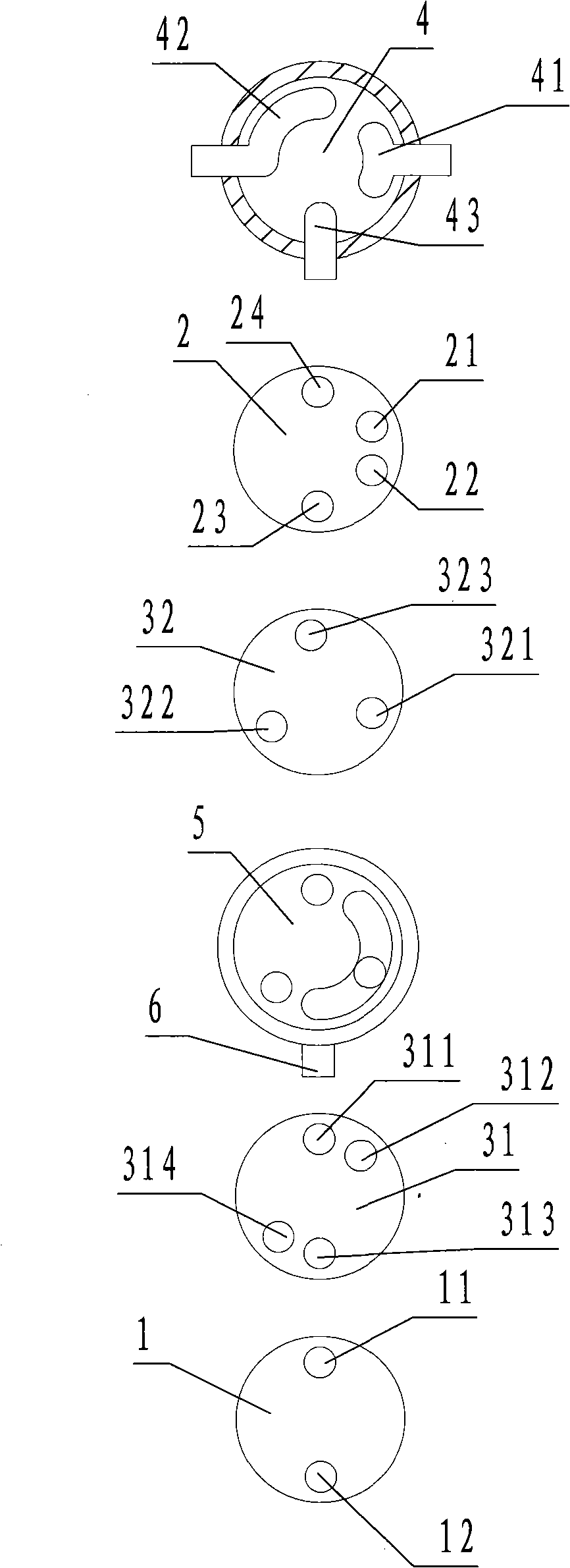 Fluid flow direction switch