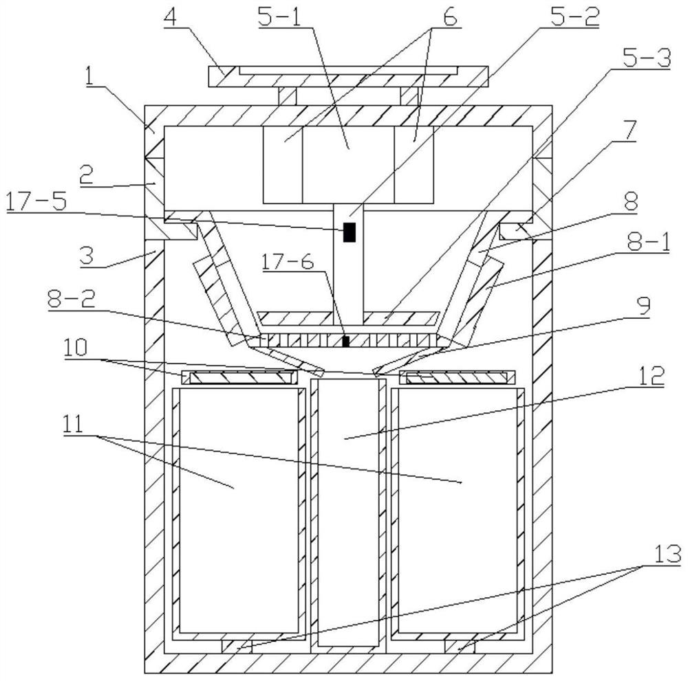 Dried yogurt box integrated high-efficiency recovery device