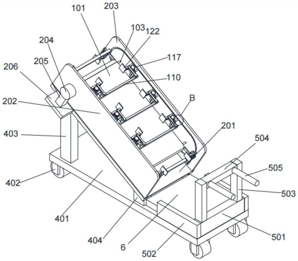 Intelligent logistics trolley carrying auxiliary device with reinforced fixing function