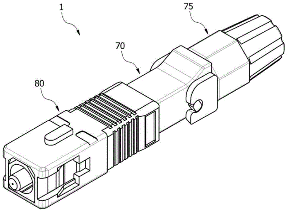 Fusion type optical connector