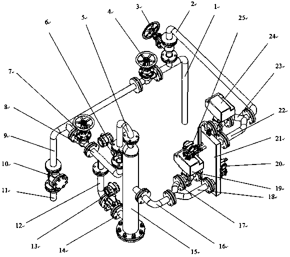 Oil-water flowmeter for single oil well