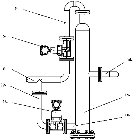 Oil-water flowmeter for single oil well