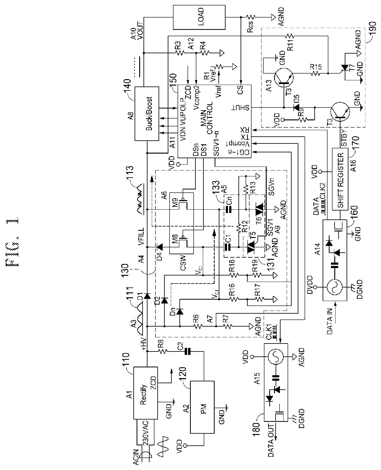 Rectification device having standby power reduction function