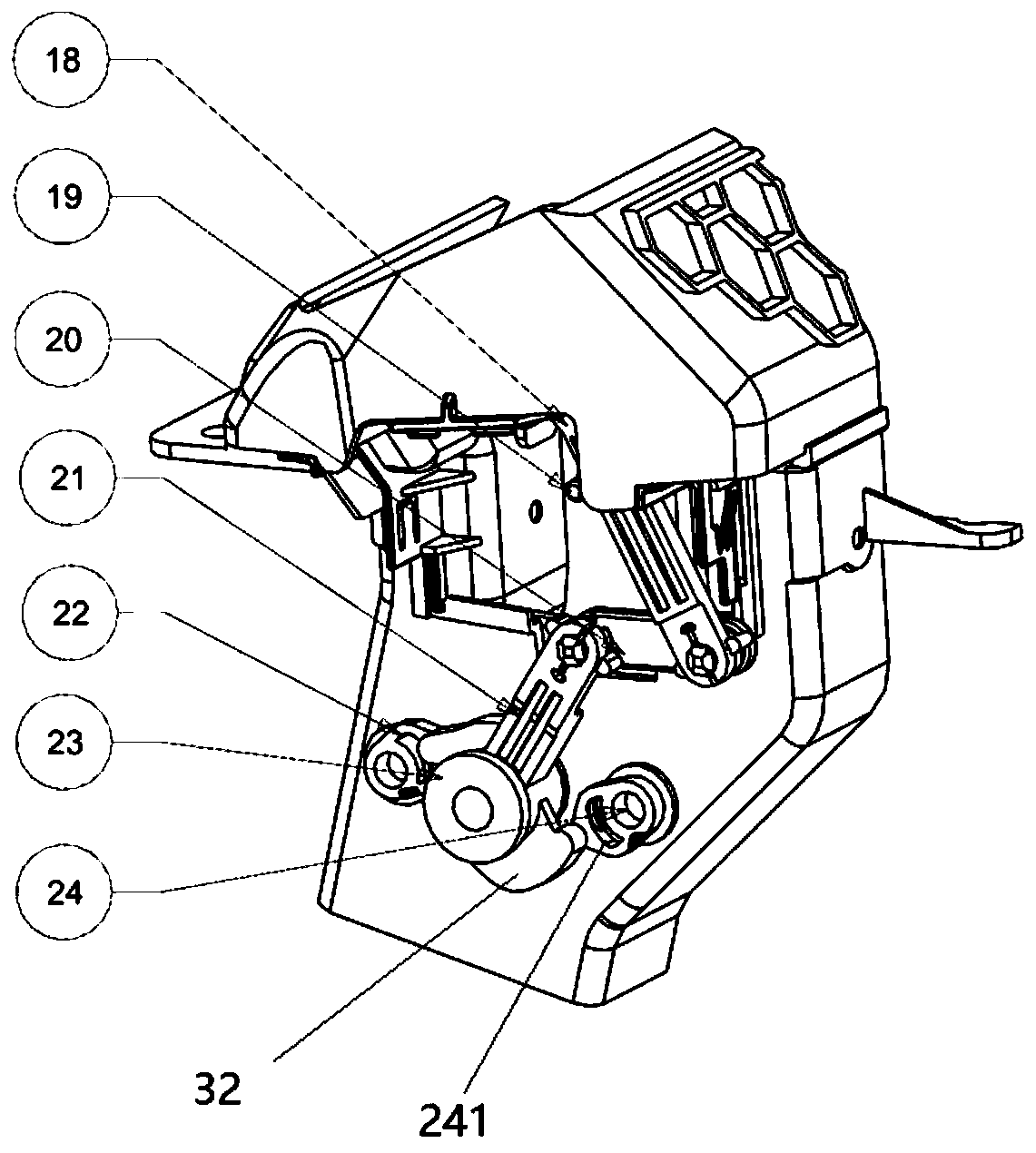 Asynchronous double-ventilation-door concealed air conditioner air outlet structure and motor vehicle