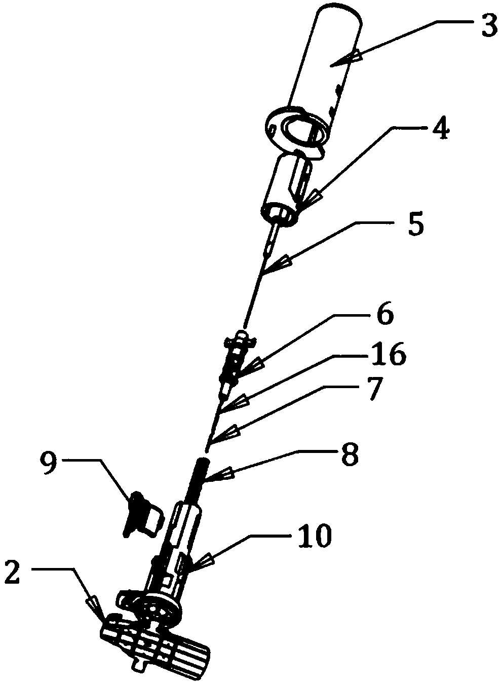 Full-automatic solid sensor in-vivo injector