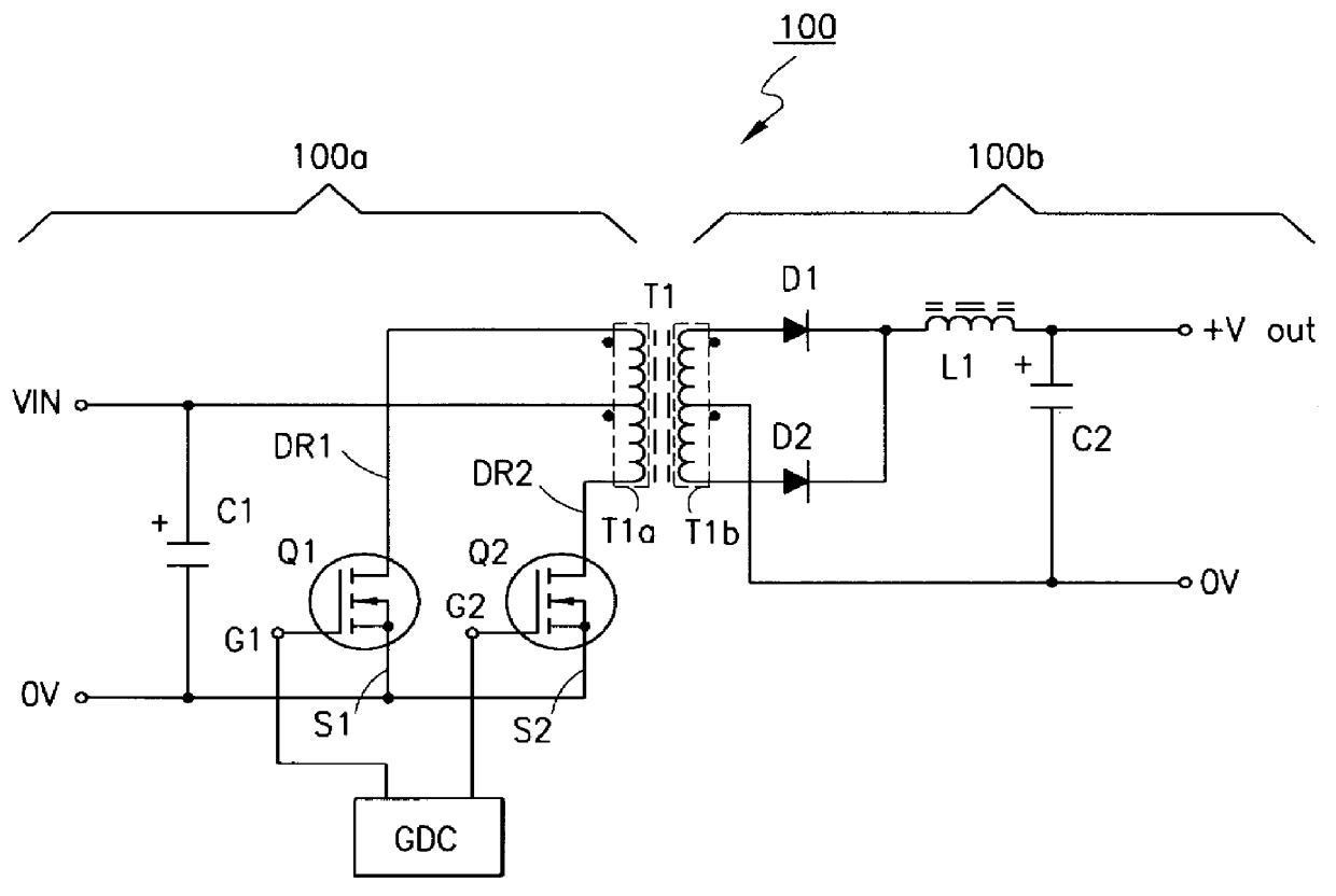 Push-pull power converter circuit