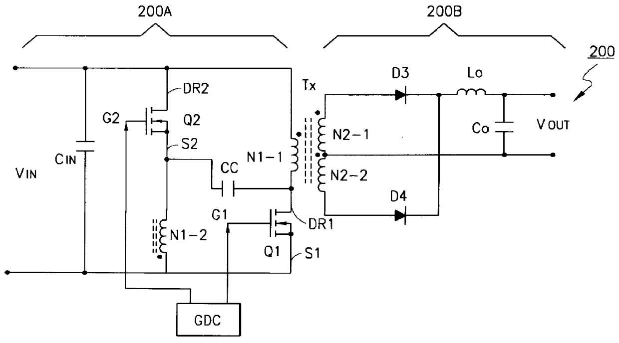 Push-pull power converter circuit
