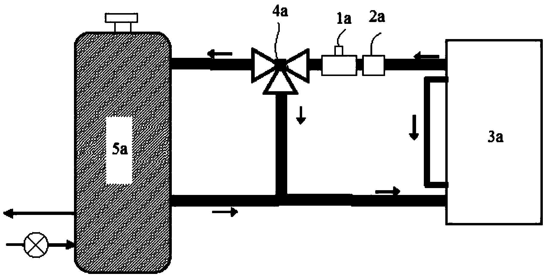 Deep thermal shock testing device of heavy-duty engine