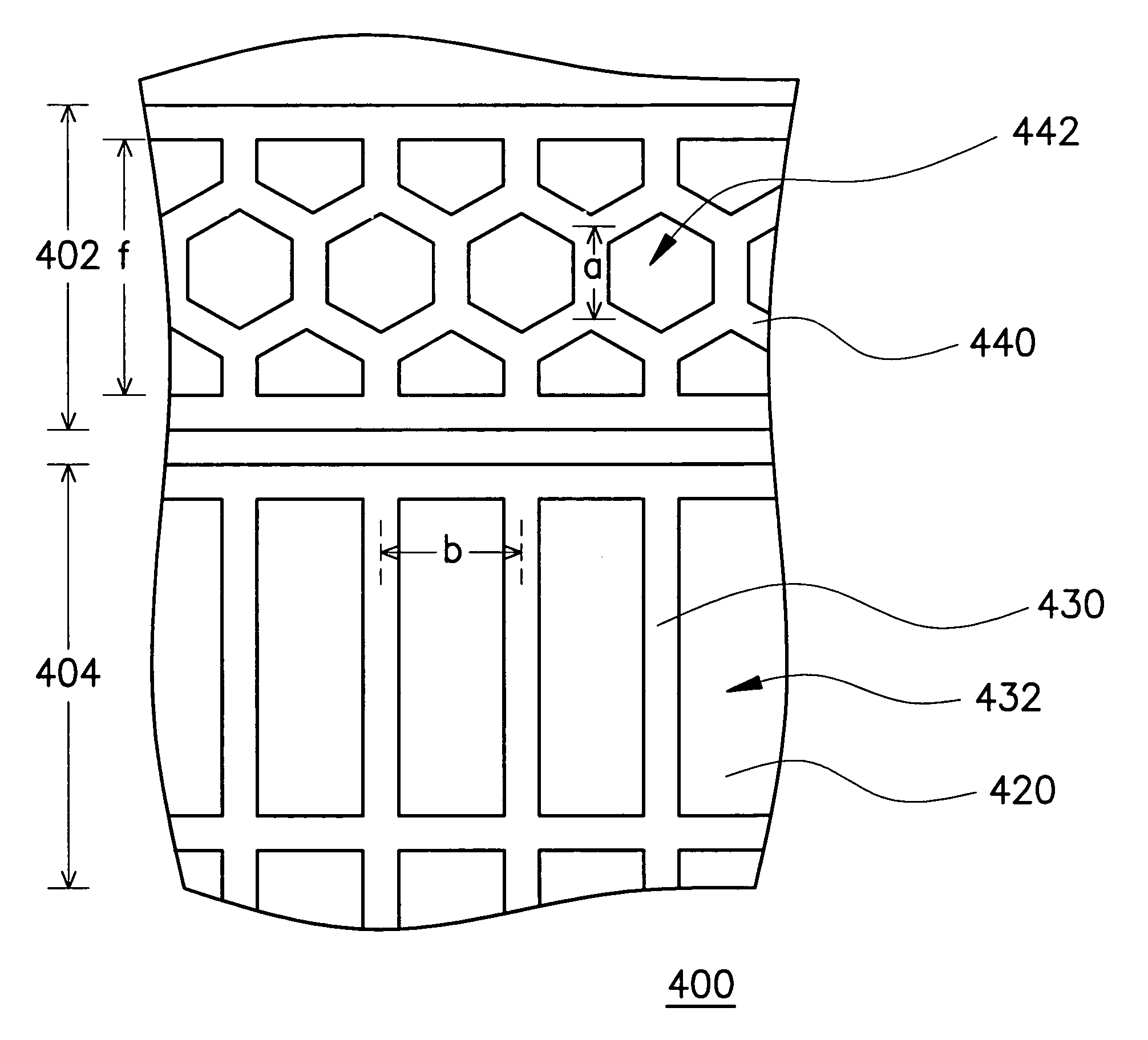 Plasma display panel having honeycomb supporting structures