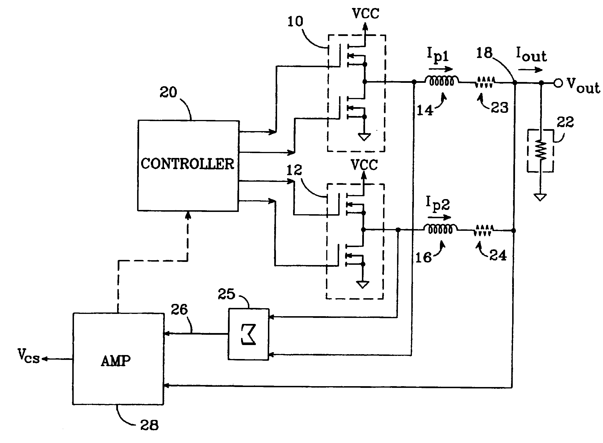 Multi-phase switching regulator
