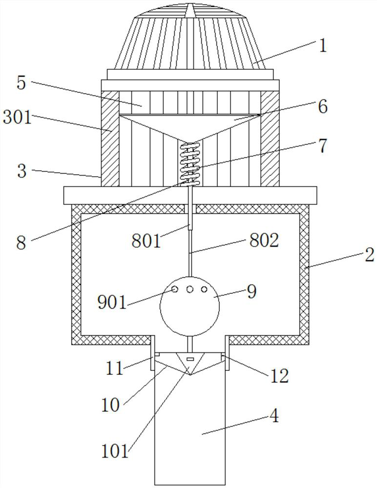 Siphon rainwater bucket for building drainage