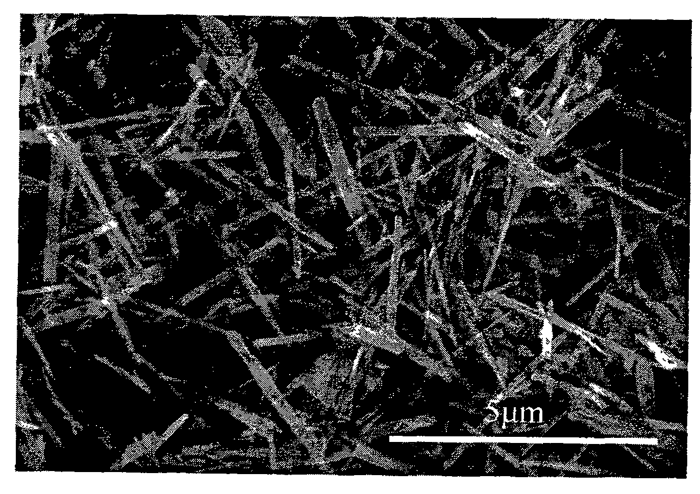 Low-temperature hydrothermal method for manufacturing zinc oxide nanocrystalline whisker