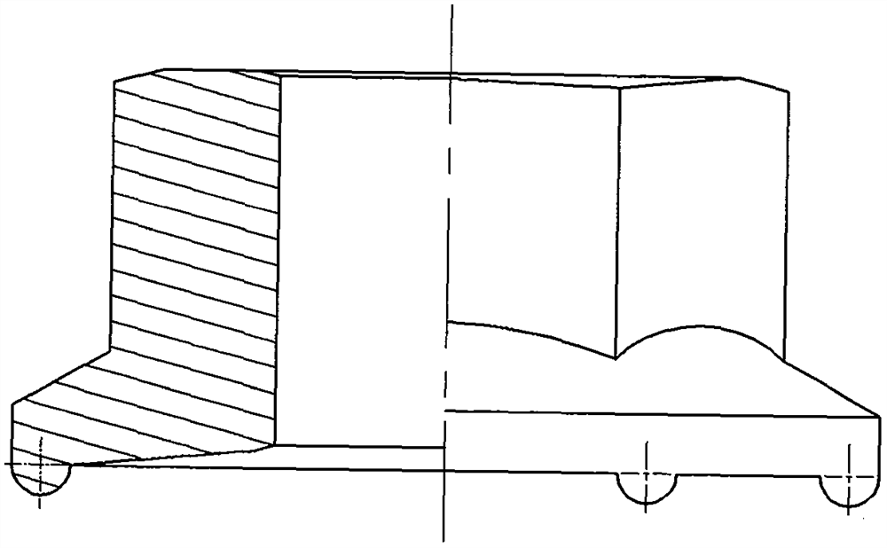 Flange bump, circumferential arc and high-tooth lock bolt and nut