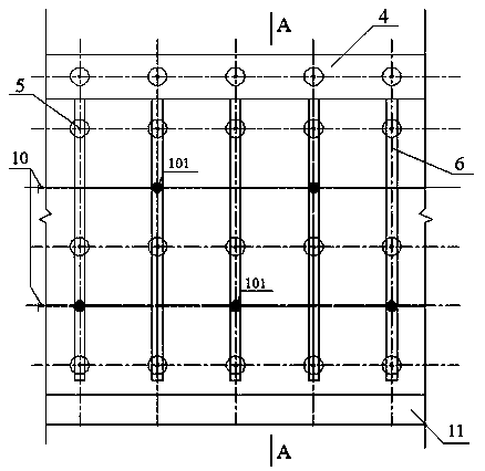 Red sandstone hard slope ecological greening system and construction method thereof